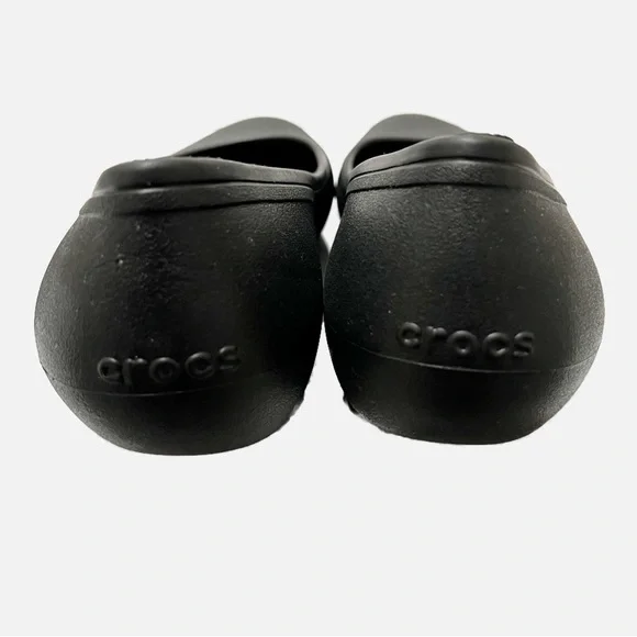 Crocs at Work Iconic Comfort Ballet Flats Black Non-Slip Size 8 EUC - Picture 4 of 8